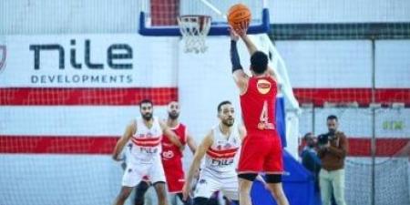 الأهلى يفوز على الزمالك فى دورى كرة السلة رجال 73-72 بقاضية مروان سرحان