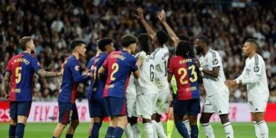 موعد مباراة ريال مدريد وبرشلونة فى السوبر الإسباني والقناة الناقلة