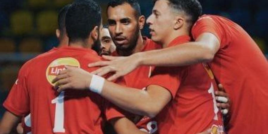 الأهلى وجها لوجه أمام الزمالك فى نهائى البطولة العربية للكرة الطائرة