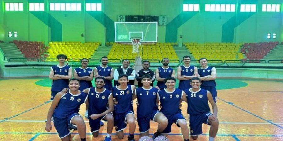 منتخب جامعة سوهاج لكرة السلة يصعد للدور النهائي فى الدورة الرياضية لطلاب الجامعات المصرية